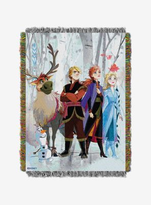 Disney Frozen Peering Out Tapestry Throw