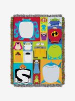 Disney Pixar Character Blocks Tapestry Throw