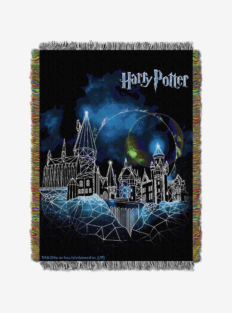 Harry Frozen Potter Castle Tapestry Throw