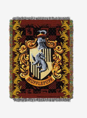 Harry Potter Hufflepuff Crest Tapestry Throw