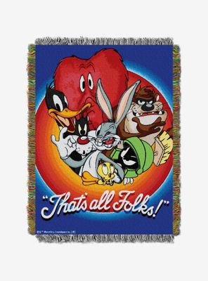 Looney Tunes Favorite Show Tapestry Throw