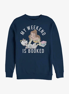 Disney Beauty And The Beast Booked Crew Sweatshirt