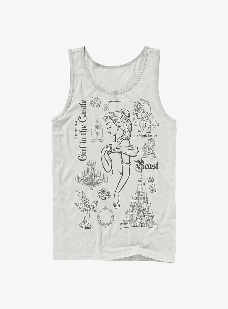 Disney Beauty And The Beast Castle Tank