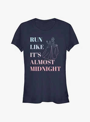 Disney Cinderella Run Like It's Almost Midnight Girls T-Shirt