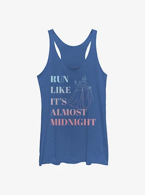 Disney Cinderella Run Like It's Almost Midnight Girls Tank