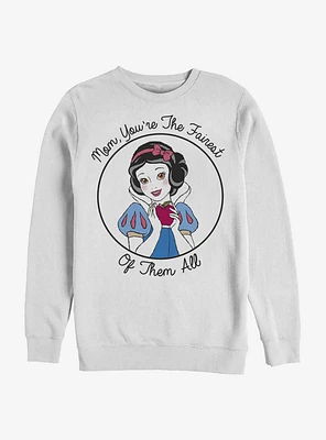 Disney Snow White And The Seven Dwarfs Fairest Crew Sweatshirt