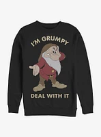 Disney Snow White And The Seven Dwarfs I'm Grumpy Crew Sweatshirt