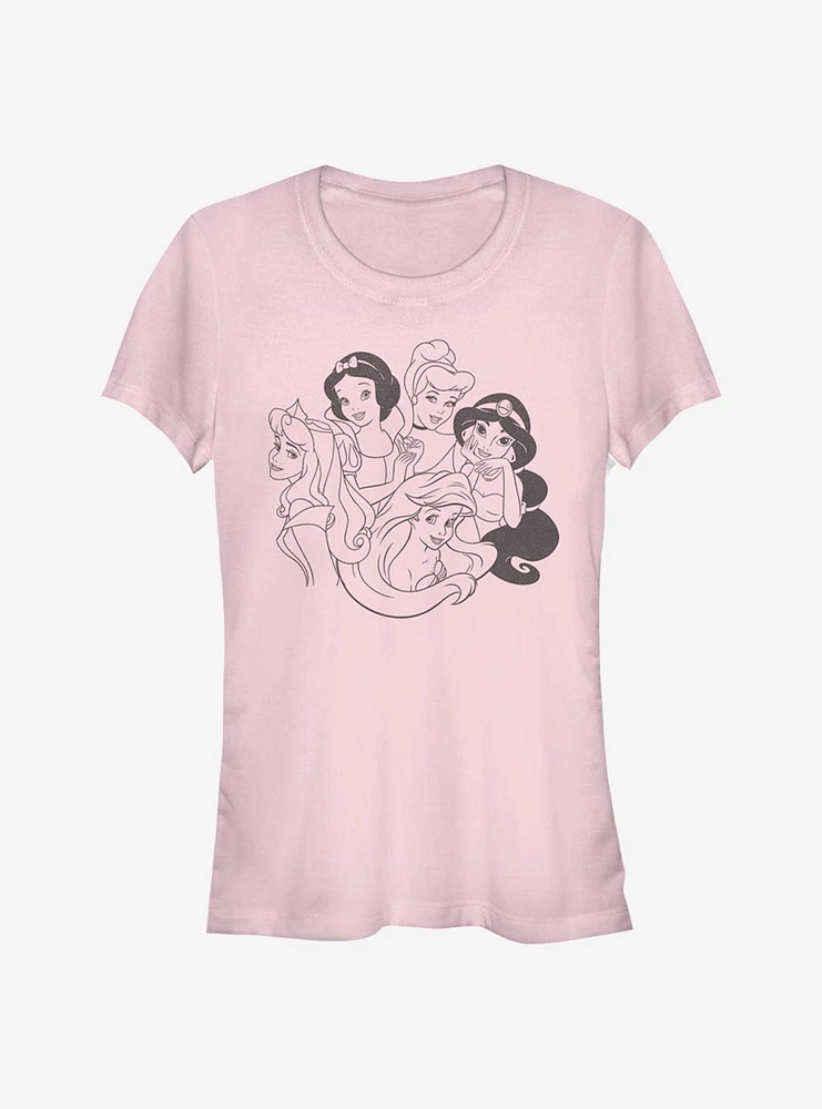 Disney Princess Simple Princess Girls T-Shirt