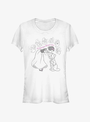 Disney Snow White And The Seven Dwarfs Heigh-Ho Girls T-Shirt