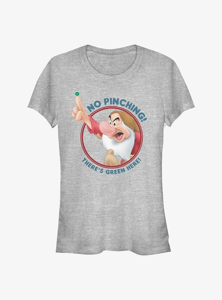 Disney Snow White And The Seven Dwarfs No Pinching Grumpy Girls T-Shirt
