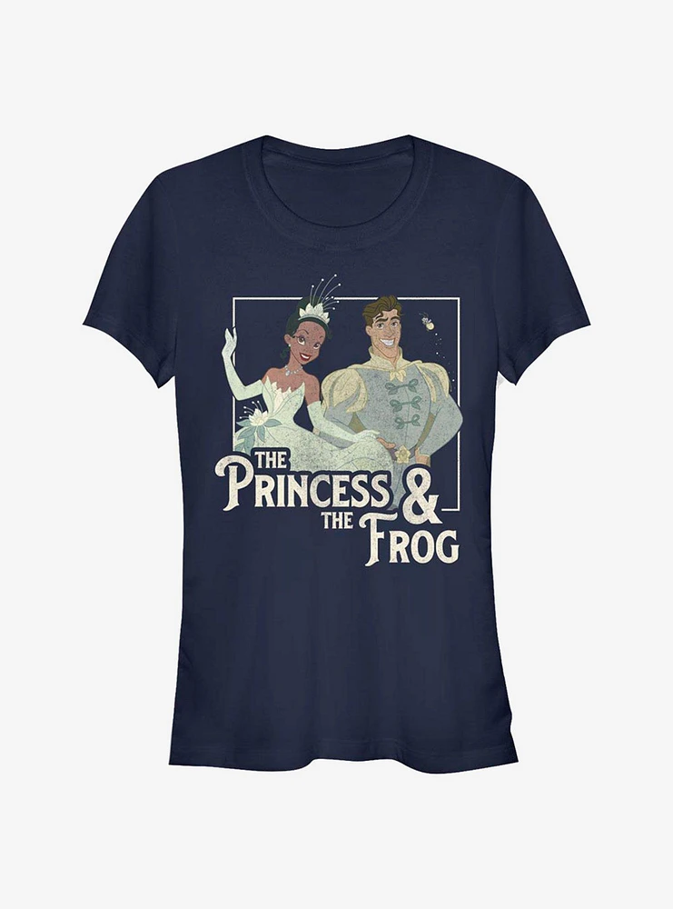 Disney The Princess And Frog Title Box Up Girls T-Shirt