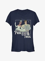 Disney The Princess And Frog Title Box Up Girls T-Shirt