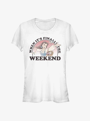 Disney Beauty And The Beast Weekend Belle Girls T-Shirt