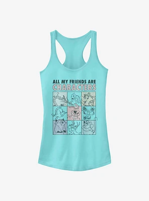 Disney Princess All My Friends Are Characters Girls Tank