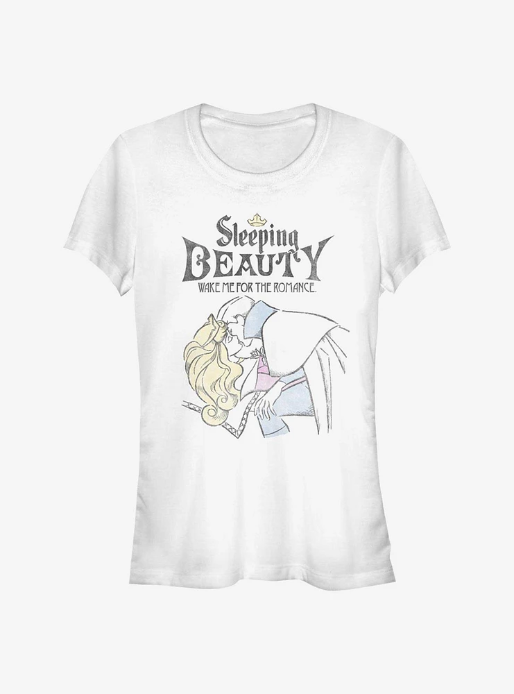 Disney Sleeping Beauty Aurora & Phillip Wake Me For The Romance Girls T-Shirt