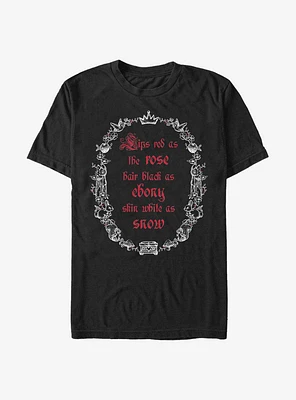 Disney Snow White And The Seven Dwarfs Black As Ebony T-Shirt