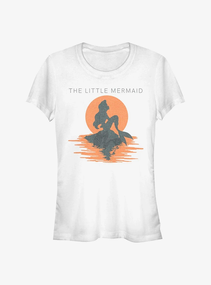 Disney The Little Mermaid Shadow Girls T-Shirt
