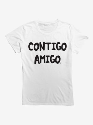 Contigo Amigo Womens T-Shirt