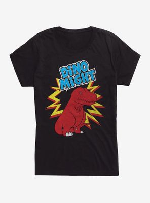 Dino Might Womens T-Shirt