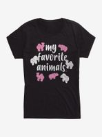 Favorite Animals Womens T-Shirt