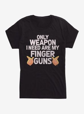 Finger Guns Womens T-Shirt