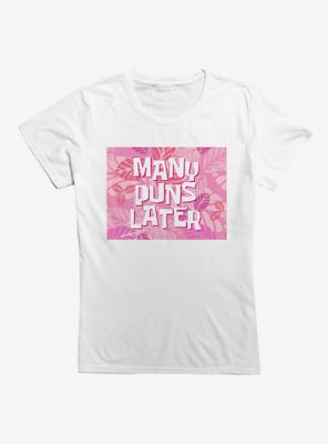 Many Puns Later Womens T-Shirt
