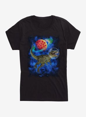 Pizza Planet Dino Womens T-Shirt