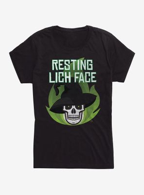 Resting Lich Face Womens T-Sirt