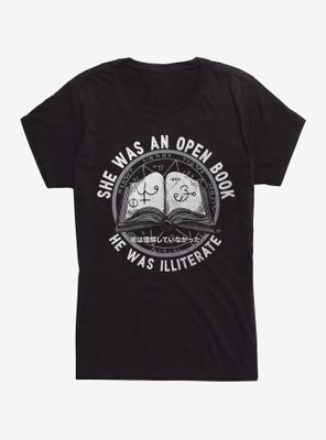 She Was An Open Book Womens T-Shirt