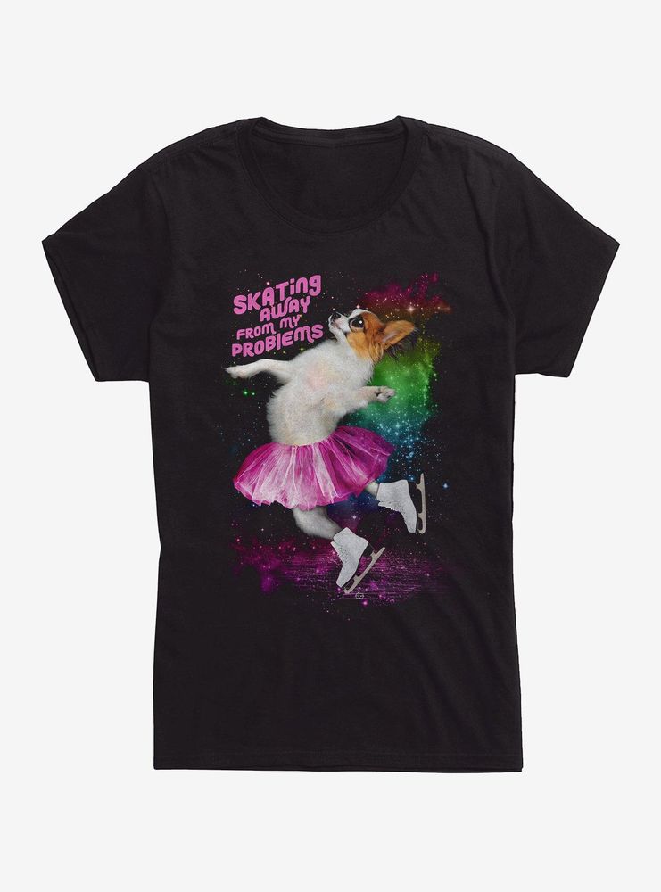 Skating Away From My Problems Womens T-Shirt