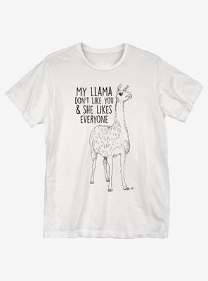 Llama Don't Like T-Shirt