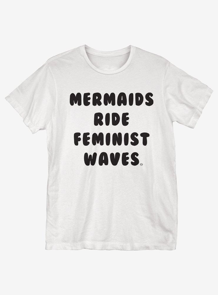 Mermaids Ride Waves T-Shirt