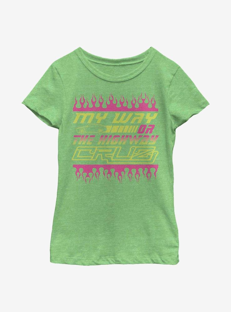 Disney Pixar Cars My Way Youth Girls T-Shirt