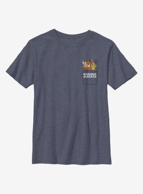 Disney The Lion King Hakuna Faux Pocket Youth T-Shirt