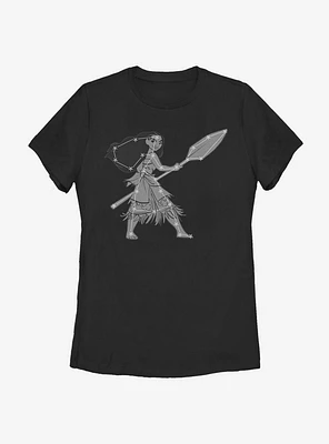Disney Moana Constellation No Stars Womens T-Shirt