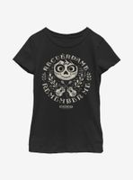 Disney Pixar Coco Circle Remember Youth Girls T-Shirt