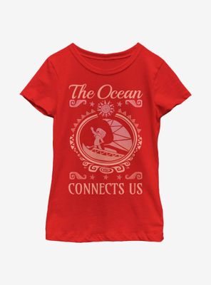 Disney Moana Connect Us Youth Girls T-Shirt