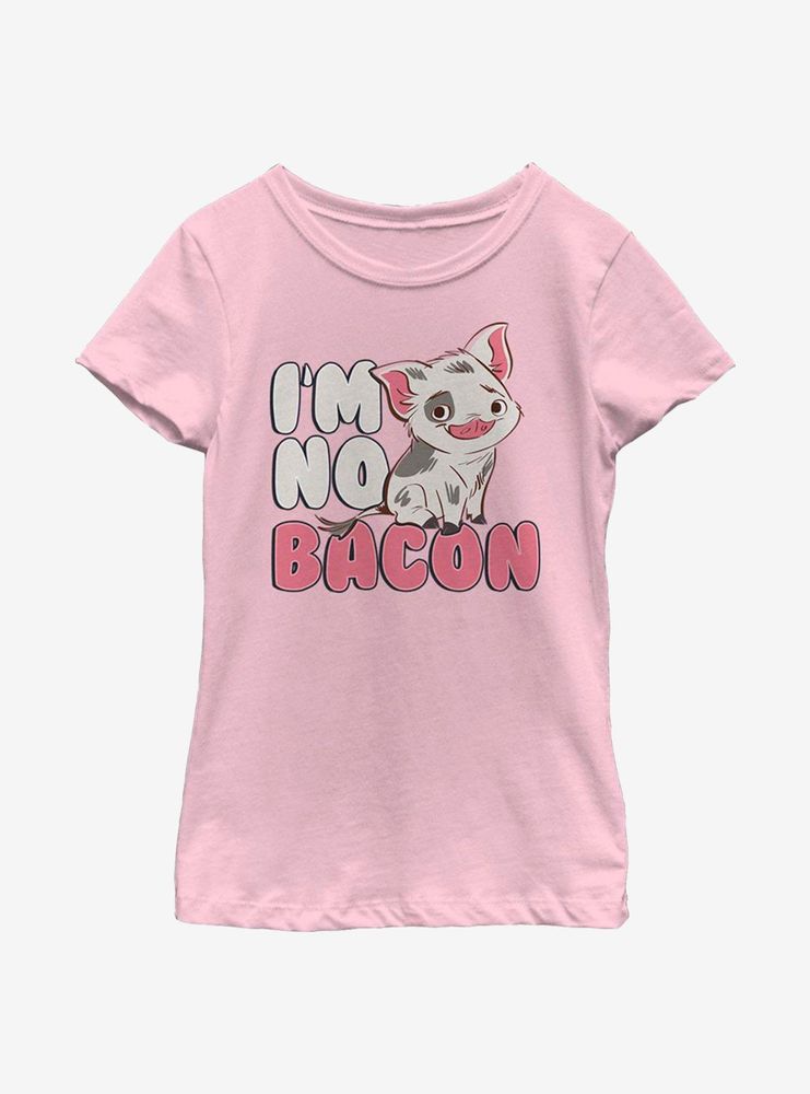 Disney Moana Not Bacon Youth Girls T-Shirt