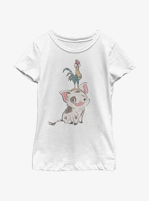 Disney Moana Pua Youth Girls T-Shirt