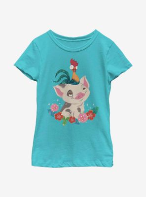 Disney Moana Tropical Buddies Youth Girls T-Shirt