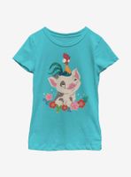 Disney Moana Tropical Buddies Youth Girls T-Shirt