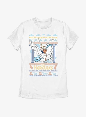 Disney Hercules Sweater Pattern Womens T-Shirt