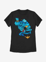 Disney Aladdin Quote Genie Bottle Womens T-Shirt