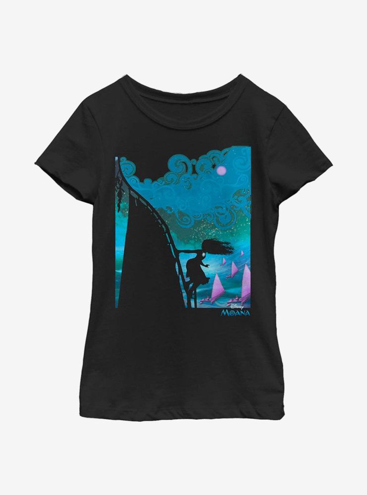 Disney Moana Boat W Logo Youth Girls T-Shirt