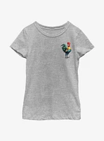 Disney Moana Faux Pocket Hei Youth Girls T-Shirt