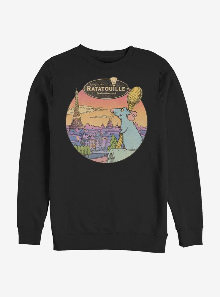 Disney Pixar Ratatouille Le Rat Parisian Sweatshirt