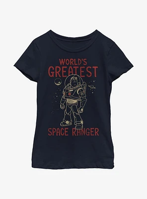 Disney Pixar Toy Story Buzz Year Youth Girls T-Shirt