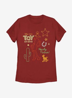 Disney Pixar Toy Story 4 Folk Womens T-Shirt