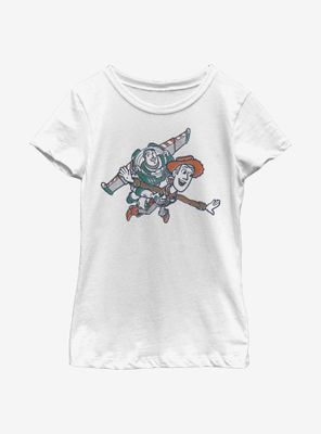 Disney Pixar Toy Story Come Fly With Me Youth Girls T-Shirt