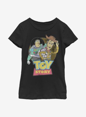 Disney Pixar Toy Story Halftone Youth Girls T-Shirt